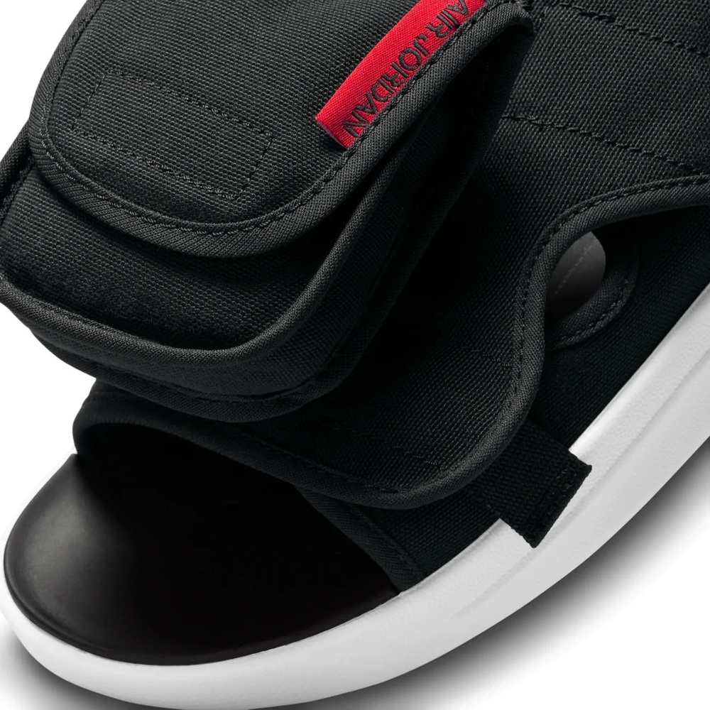 Nike Air Jordan LS Slide Bred Black University Red White CZ0791-006 - Picture 5 of 8